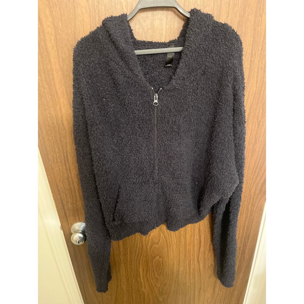 SKIMS Cozy Knit Zip Up Hoodie, Size 2X/3X
